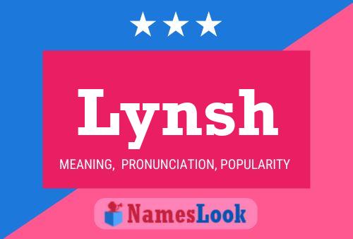 ملصق اسم Lynsh