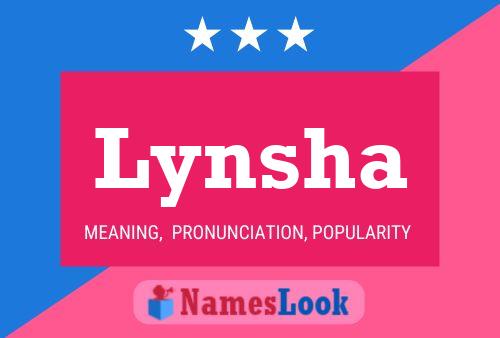 ملصق اسم Lynsha