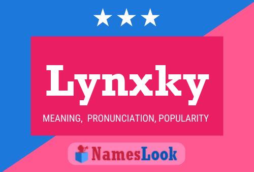 ملصق اسم Lynxky