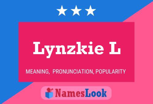 ملصق اسم Lynzkie L