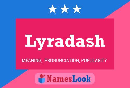 ملصق اسم Lyradash