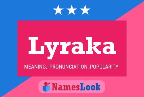 ملصق اسم Lyraka