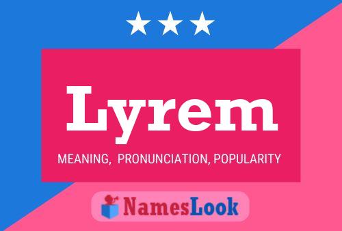 ملصق اسم Lyrem