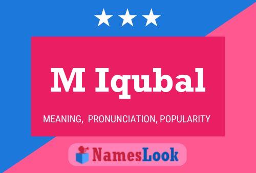 ملصق اسم M Iqubal