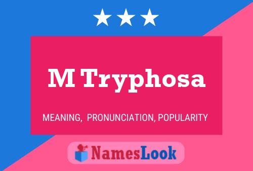 ملصق اسم M Tryphosa