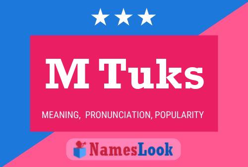 ملصق اسم M Tuks