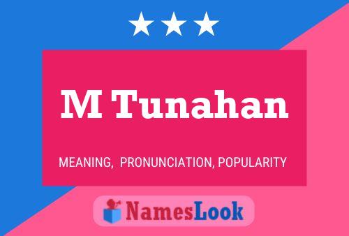 ملصق اسم M Tunahan