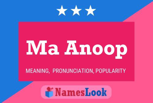 ملصق اسم Ma Anoop