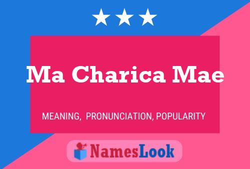 ملصق اسم Ma Charica Mae