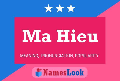 ملصق اسم Ma Hieu