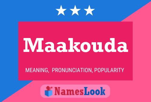 ملصق اسم Maakouda