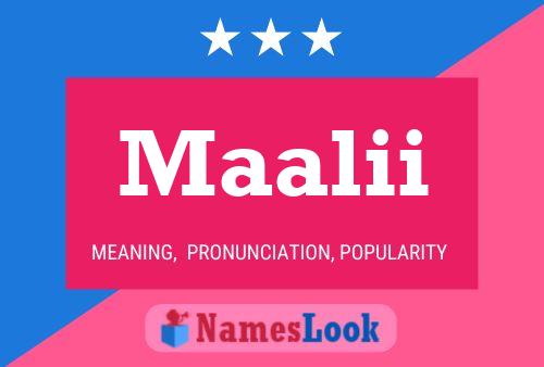 ملصق اسم Maalii