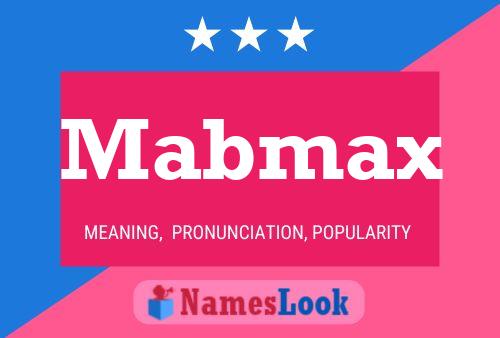 ملصق اسم Mabmax