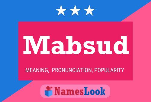 ملصق اسم Mabsud