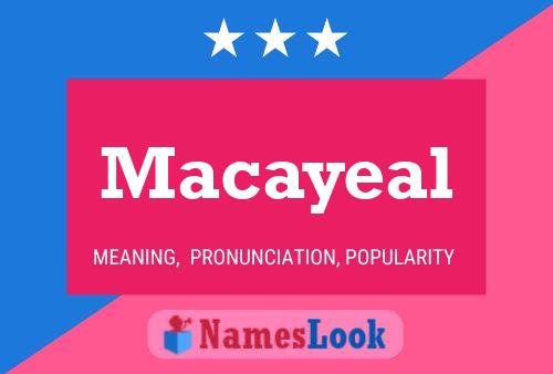 ملصق اسم Macayeal