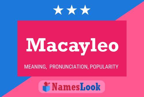 ملصق اسم Macayleo