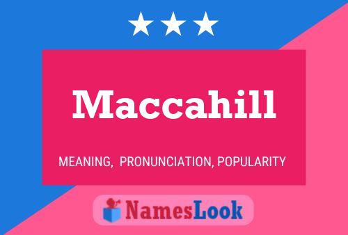 ملصق اسم Maccahill