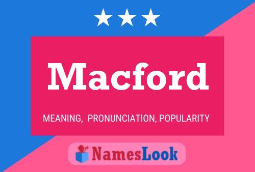 ملصق اسم Macford