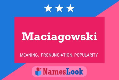 ملصق اسم Maciagowski