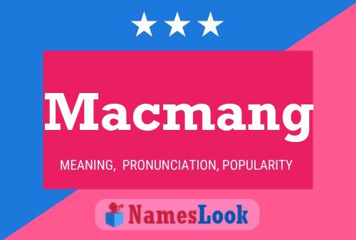 ملصق اسم Macmang