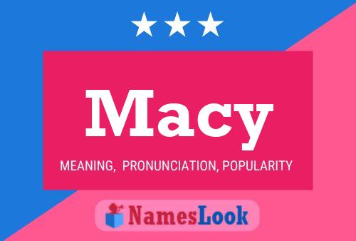 ملصق اسم Macy