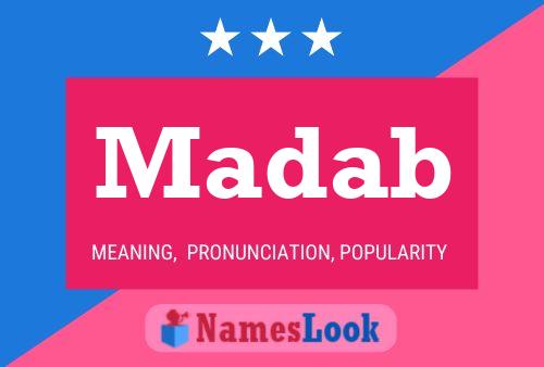 ملصق اسم Madab