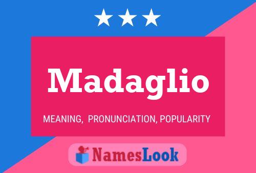 ملصق اسم Madaglio