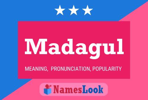 ملصق اسم Madagul