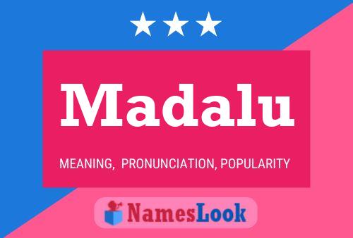 ملصق اسم Madalu