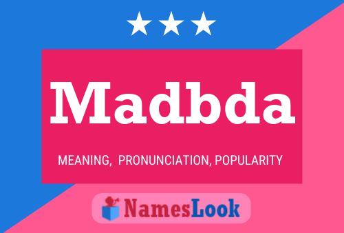 ملصق اسم Madbda