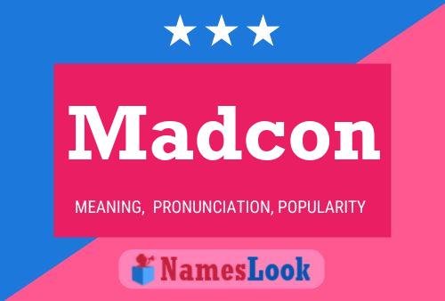 ملصق اسم Madcon