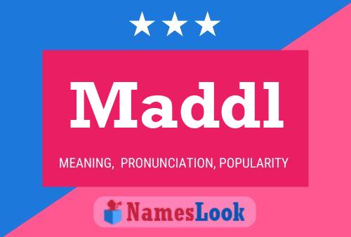 ملصق اسم Maddl