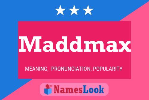 ملصق اسم Maddmax