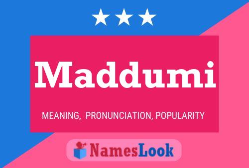 ملصق اسم Maddumi