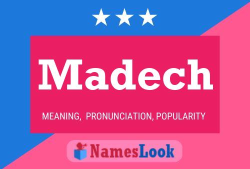 ملصق اسم Madech