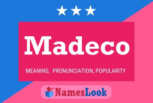 ملصق اسم Madeco