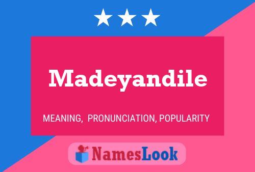 ملصق اسم Madeyandile