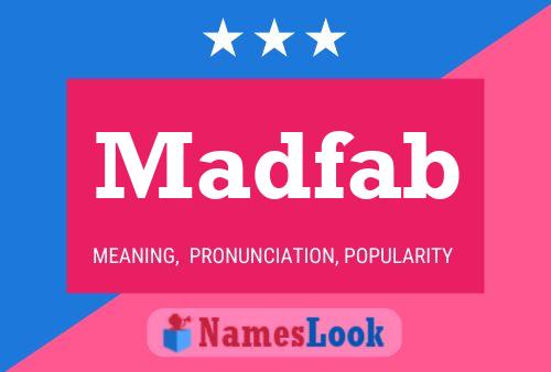 ملصق اسم Madfab