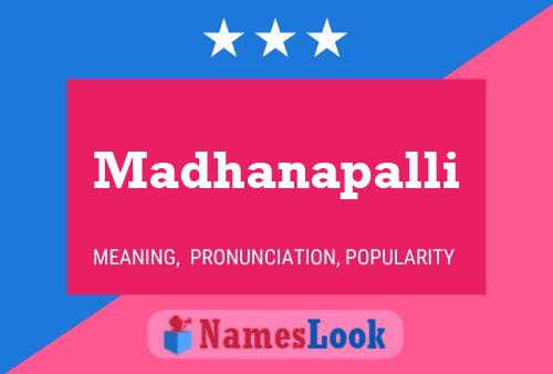 ملصق اسم Madhanapalli