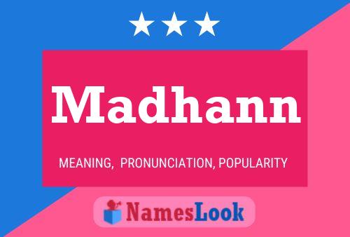 ملصق اسم Madhann