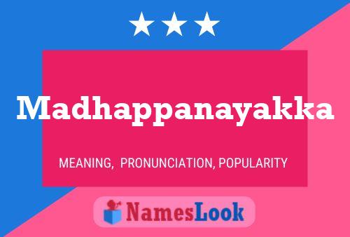 ملصق اسم Madhappanayakka