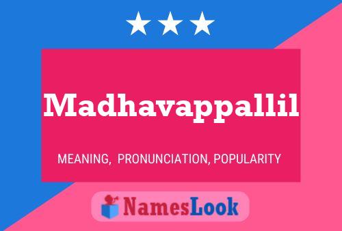 ملصق اسم Madhavappallil