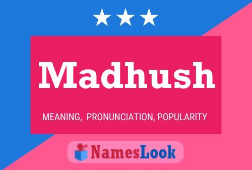 ملصق اسم Madhush