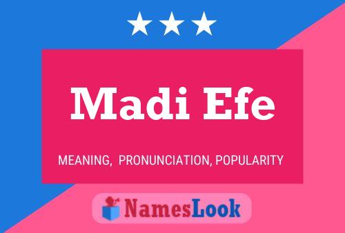 ملصق اسم Madi Efe