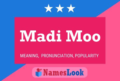 ملصق اسم Madi Moo