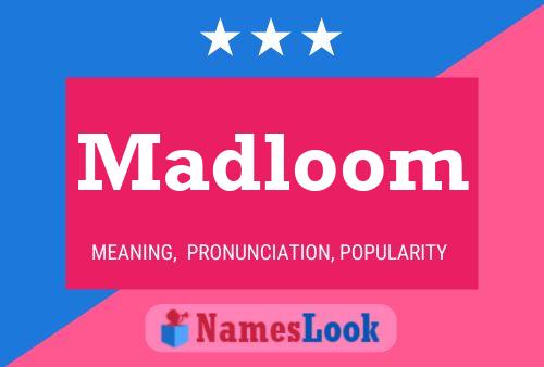 ملصق اسم Madloom