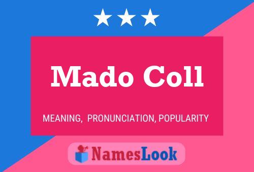 ملصق اسم Mado Coll