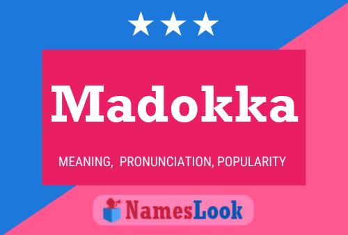 ملصق اسم Madokka