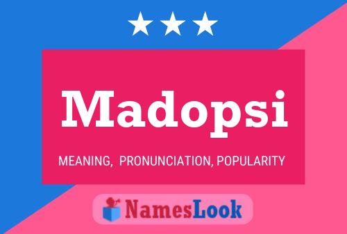 ملصق اسم Madopsi