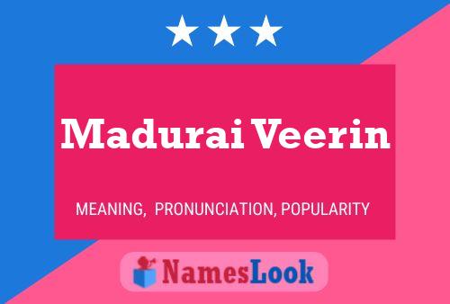 ملصق اسم Madurai Veerin